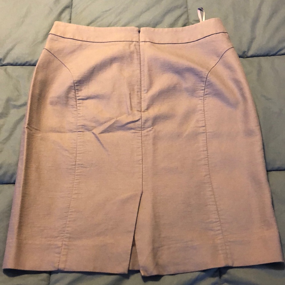 JCREW Lavender Pencil Skirt - Picture 4 of 9